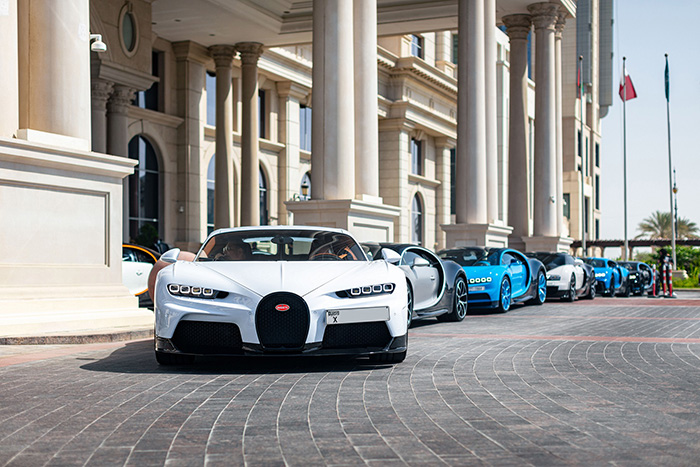 Bugatti تنظّم جولة القيادة السنوية الثانية لمالكي سياراتها الرياضية الفاخرة في الإمارات