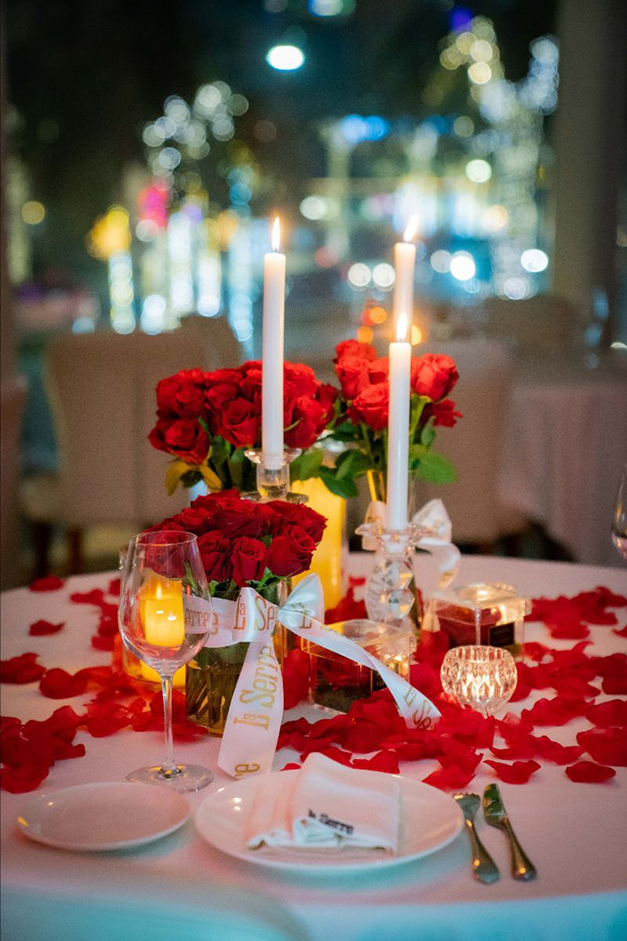 Experience the Most Romantic Day of the Year with La Serre Roses are red, violets are blue, get romantic on Valentine’s day, with dinner at La Serre for two