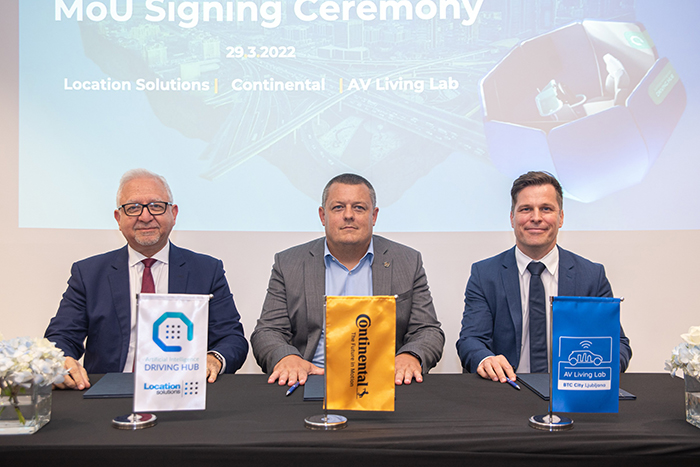 Continental Signs Landmark Road Safety Agreement in Dubai with AV Living Lab and Location Solutions