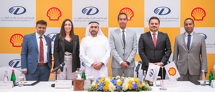 شل الشرق الأوسط تتعاون مع الشركة المتحدة للسيارات والمعدات الثقيلة لتوزيع زيوت شل في عاصمة الإمارات