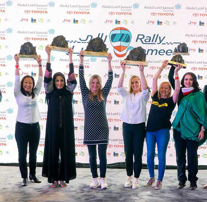 RALLY JAMEEL, SAUDI ARABIA’S FIRST EVER WOMEN ONLY MOTOR RALLY, CONCLUDES IN THE CENTRE OF RIYADH