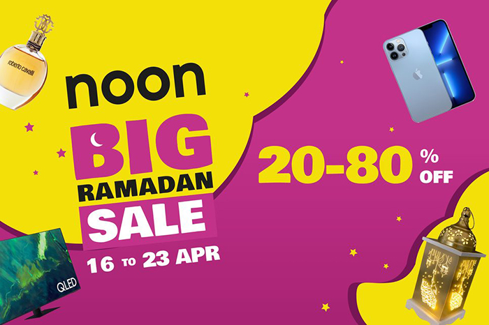 Noon.com announces Big Ramadan Sale with 20-80% off