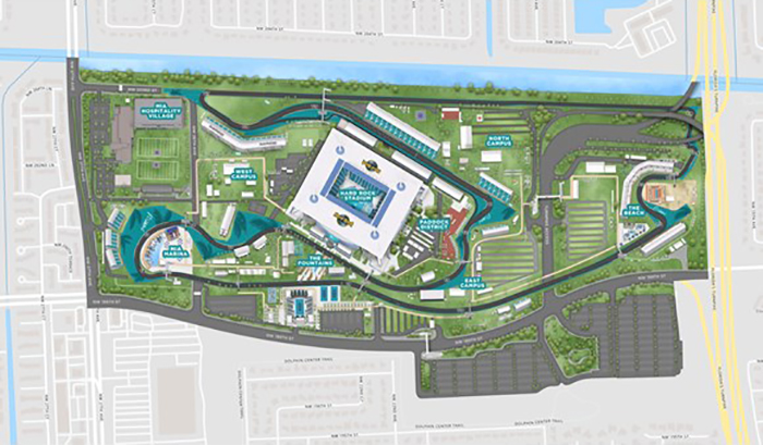 Miami International Autodrome Fly-Through Campus Experience Revealed