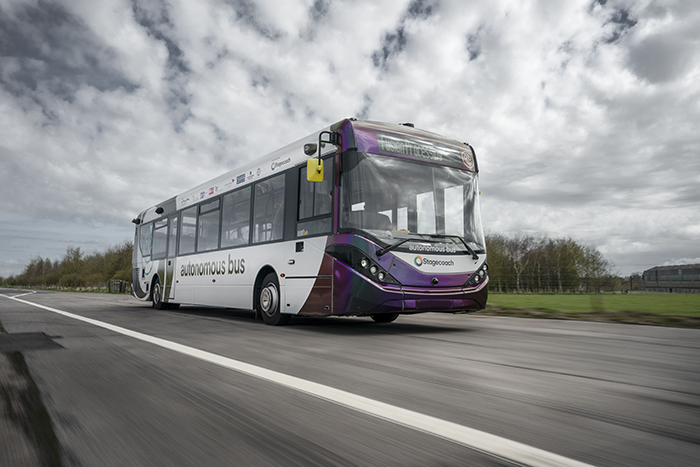 UK’s first full-sized autonomous bus takes to the roads of Scotland for the first time