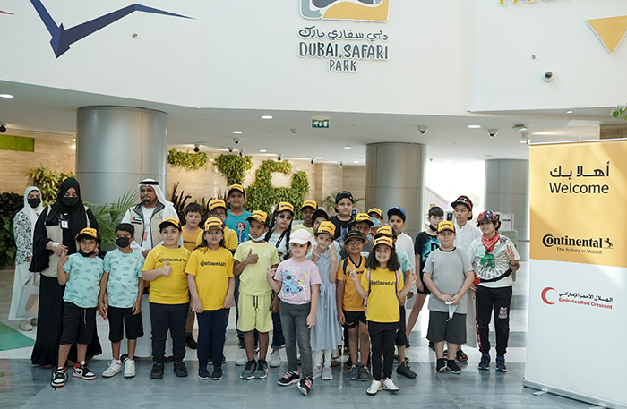 «كونتيننتال» تدعو الأطفال إلى «دبي سفاري بارك» بالتعاون مع «الهلال الأحمر الإماراتي»