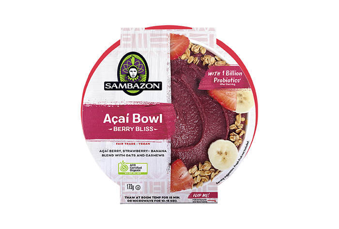 SAMBAZON’S NEW READY-TO-EAT AÇAÍ BOWLS NOW AVAILABLE VIA KIBSONS