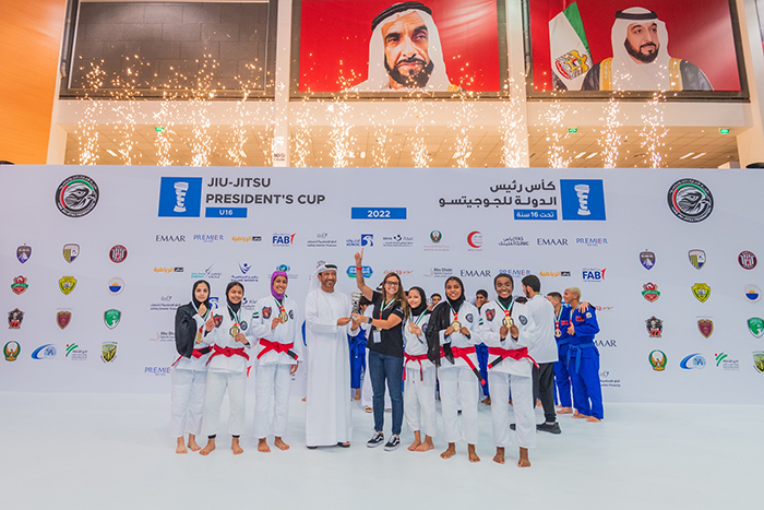 Al Ain Club Secures Men’s Under-16 Jiu-Jitsu President’s Cup Title As Palms Sports Academy’s Team 777 Dominates Women’s Division