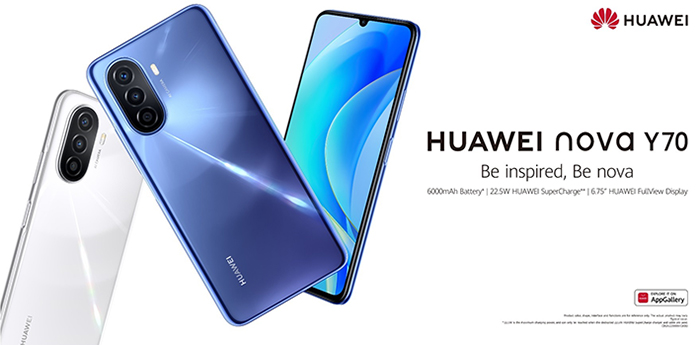 Huawei’s latest entry-level phone with the longest battery life – HUAWEI nova Y70 now available in the Kingdom of Saudi Arabia