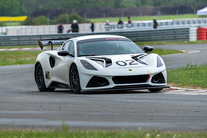 Lotus launches Emira GT4 race car with hot laps at Hethel