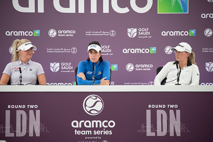 Bronte Law calls for elite women’s golf tournaments to run alongside men’s as the Aramco Team Series arrives back in London