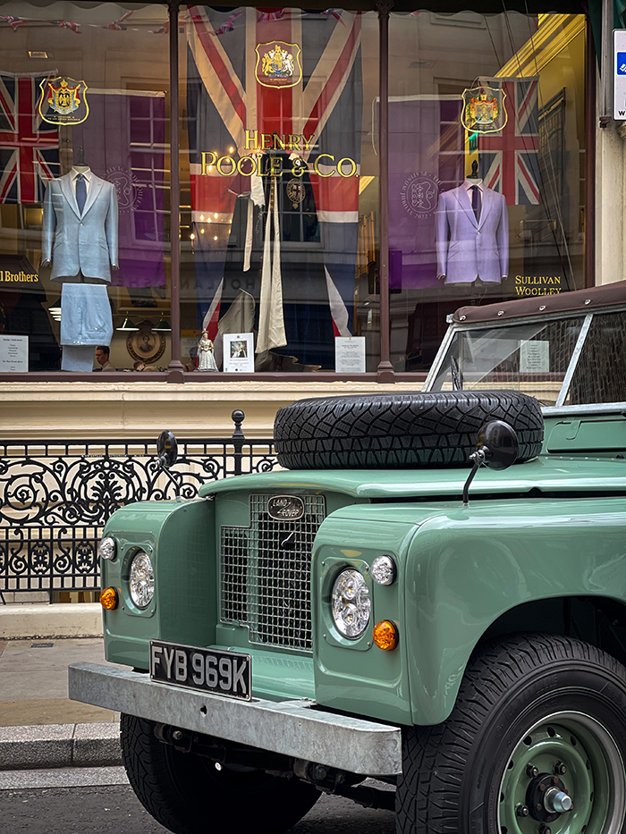 EVERRATI PARTNERS WITH HENRY POOLE & CO FOR CONCOURS ON SAVILE ROW, LONDON