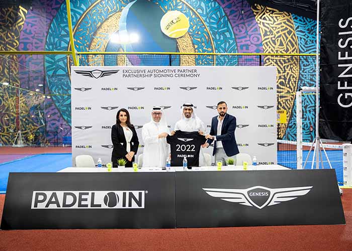 GENESIS MIDDLE EAST AND AFRICA PARTNERS WITH SKYLINE AUTOMOTIVE FOR 1-YEAR SPONSORSHIP OF PADEL IN QATAR