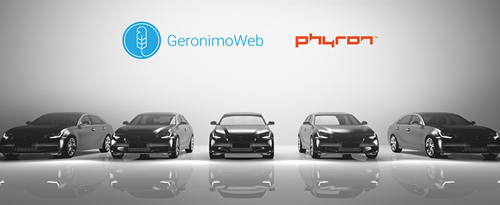 Phyron signs strategic partnership with online automotive marketing experts Geronimo Web