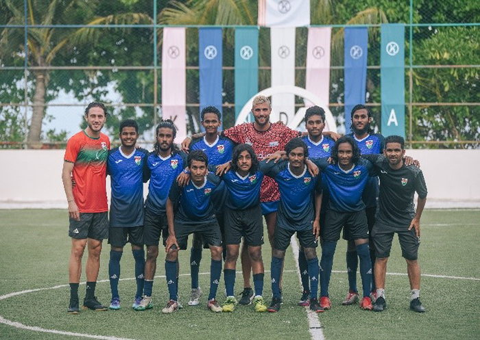 Kandima Maldives hosts Italian football stars, Davide Calabria, Patrick Cutrone along with Maldives National U19 football team for a training camp & an uber-kool guest match!