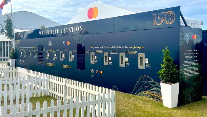 World’s largest water station with enormous drinking water delivery capacity launched at world’s most prestigious golf championship celebrating its 150th. anniversary