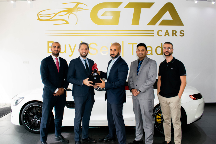 GTA Cars receives Dubizzle Award for best showroom under “Showroom of the Month” programme