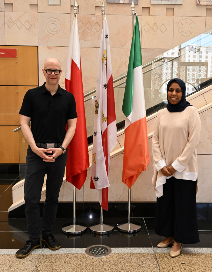 Professor Walter Eppich, RCSI Chair of Simulation, advises health practitioners  to speak up and work collaboratively during Bahrain visit