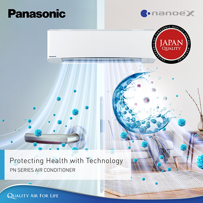 تقنية مُكيّفات الهواء Nanoe X™ الجديدة من باناسونيك توفر أجواء طبيعية في المساحات الداخلية