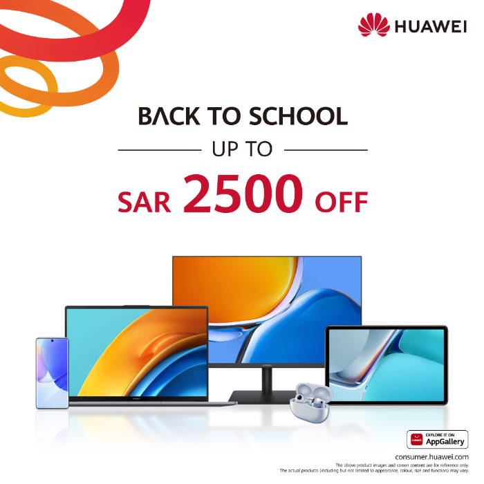Huawei’s “Back to School” Campaign Offers Students a Productivity Boost Through a Wide Range of Products Including Smartphones, Laptops, Tablets and More