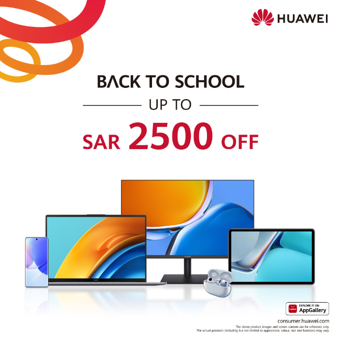 Start the new academic year geared up with the latest Huawei products during its special “Back to School” campaign