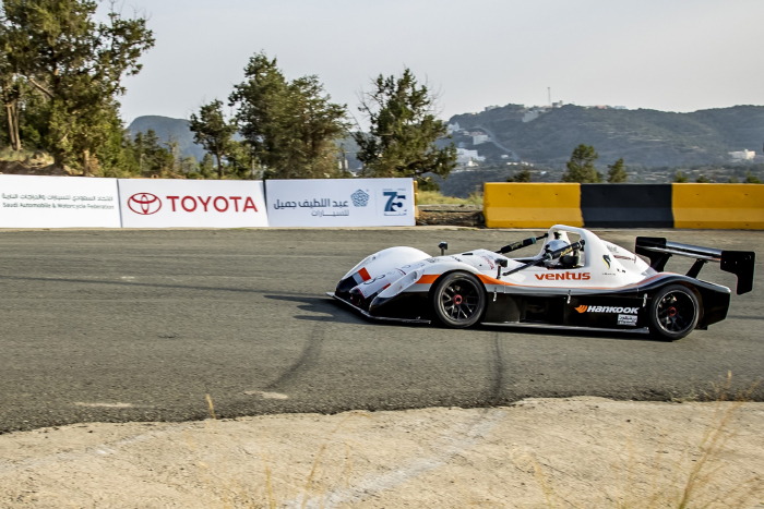 Hankook Racing Team, led by Captain Saeed Al-Mouri, continues to lead the G2 Category in the Hill Climb Racing and achieved the top ranking in the Second Round of the Saudi Toyota Championship Competitions