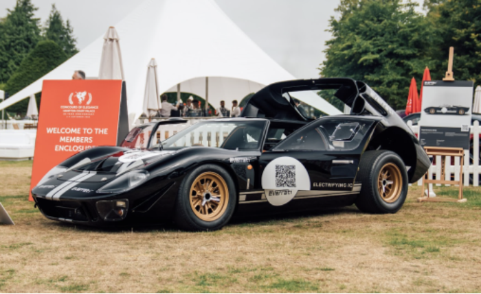 EVERRATI’S FLAGSHIP ELECTRIFIED GT40 MODEL MAKES PUBLIC DEBUT AT CONCOURS OF ELEGANCE