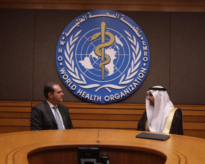 وزير الصحة السعودي يلتقي مدير الصحة العالمية في القاهرة