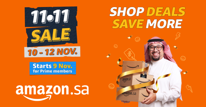 Amazon.sa Reveals 11.11 Deals and Savings for Saudi Customers with Prime Members Enjoying Extra Savings and Exclusive Early Access to the Sale 24-Hours Before Everyone Else