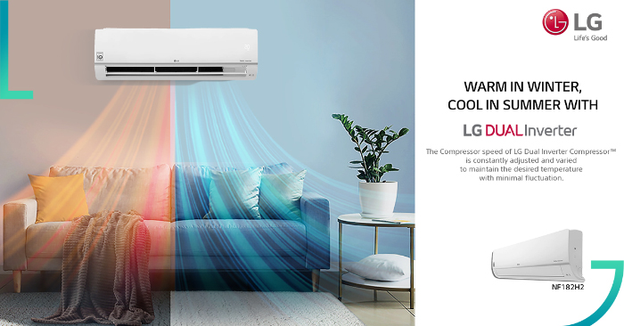 WELCOME THE WINTER WHILE KEEPING WARM WITH LG’s AIR CONDITIONER LINEUP