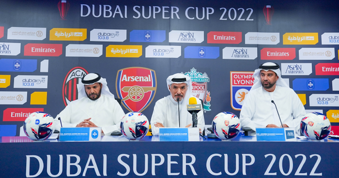 The “Dubai Super Cup 2022” brings together Liverpool, Arsenal, Milan and Lyon at Al Maktoum Stadium