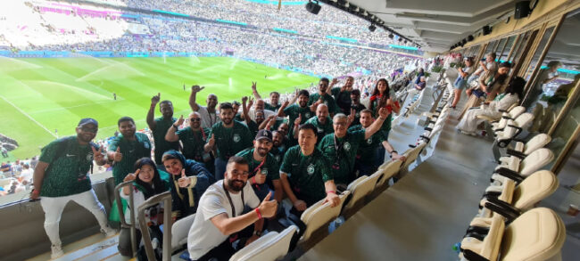 Hyundai Motor Company hosts a Saudi delegation to watch Argentina VS Saudi Arabia match Hyundai Motor Company hosts a Saudi delegation to watch Argentina VS Saudi Arabia match