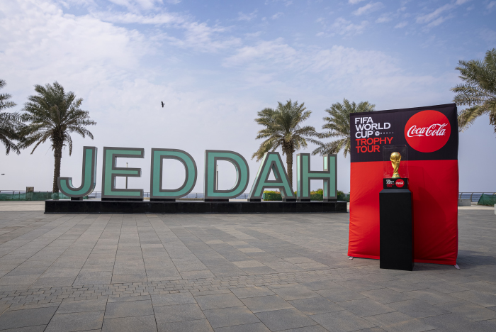 2022 FIFA World Cup™ Trophy Tour by Coca-Cola  arrives in Saudi Arabia