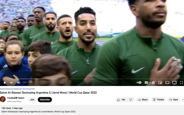 The popularity of the Saudi Arabia National Football Team Increased by 87%