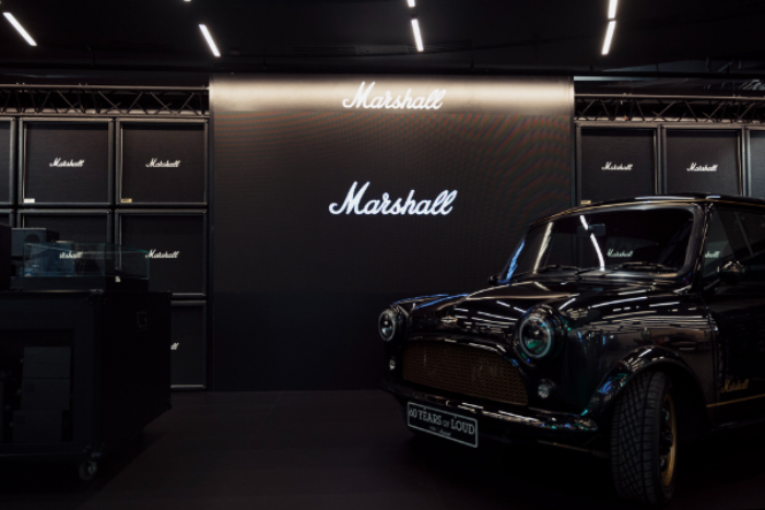 David Brown Automotive Mini Remastered Marshall Edition lands in Paris and makes European Debut