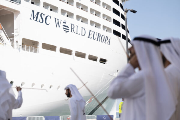 MINA RASHID WELCOMES MSC WORLD EUROPA’S FIRST EVER CALL IN THE MIDDLE EAST MINA RASHID WELCOMES MSC WORLD EUROPA’S FIRST EVER CALL IN THE MIDDLE EAST