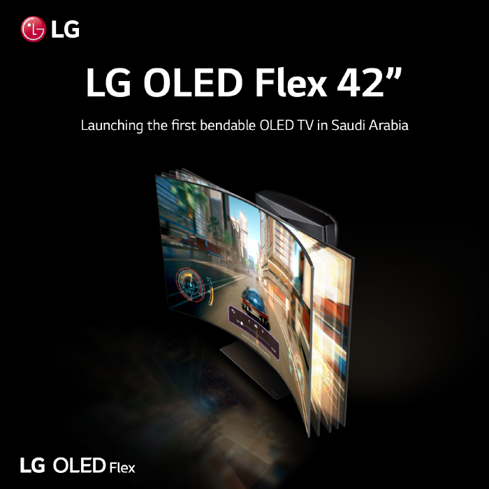 LG LAUNCHES THE WORLD’S FIRST BENDABLE 42-INCH OLED TV IN SAUDI ARABIA