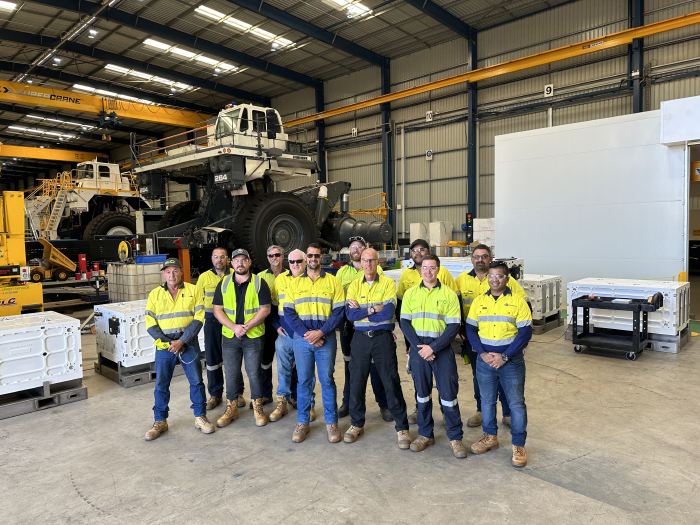 Fortescue Welcomes the Arrival of Australia’s First Prototype Battery System Designed For A Zero Emission Battery Electric Mining Haul Truck