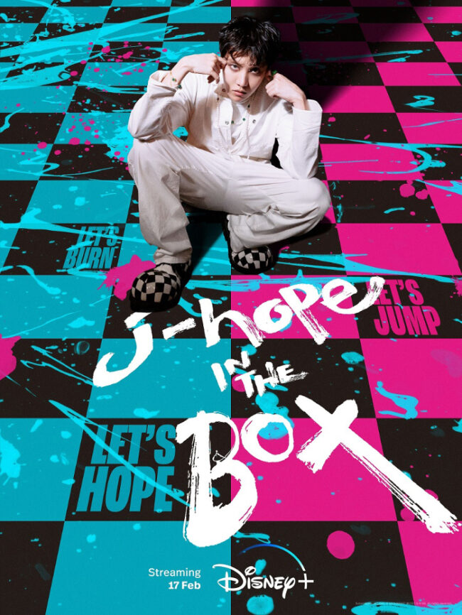 j-hope OF BTS DROPS NEW DOCUMENTARY “j-hope IN THE BOX” ON DISNEY+ THIS FRIDAY j-hope OF BTS DROPS NEW DOCUMENTARY “j-hope IN THE BOX” ON DISNEY+ THIS FRIDAY
