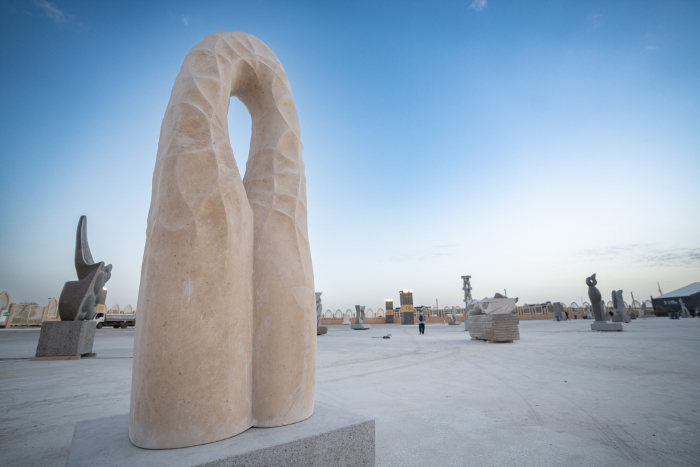 Tuwaiq Sculpture 2023 opens its exhibition, showcasing 30 large-scale granite and Riyadh stone sculptures for the first time