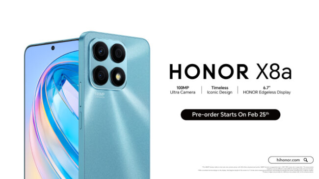 HONOR Introduces HONOR X8a with Robust Camera Capabilities and Timeless Iconic Design HONOR Introduces HONOR X8a with Robust Camera Capabilities and Timeless Iconic Design