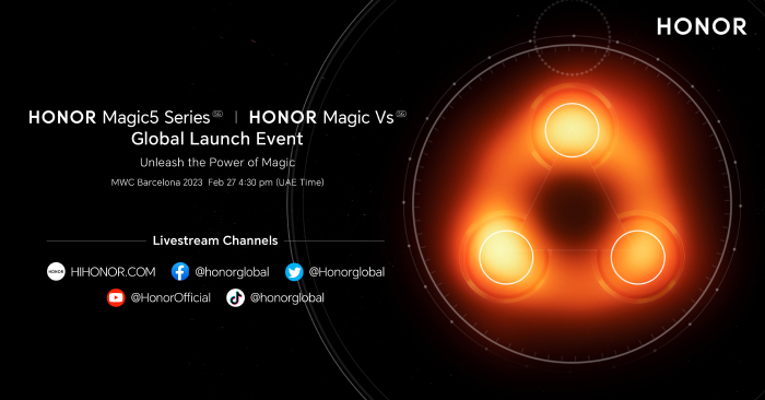 HONOR Continuous to Go Beyond and Unleash the Power of Magic at MWC, 2023