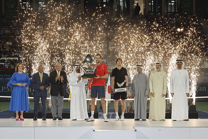 MEDVEDEV PRODUCES FINAL FLOURISH TO LAND MAIDEN DUBAI DUTY FREE TENNIS CHAMPIONSHIPS TITLE