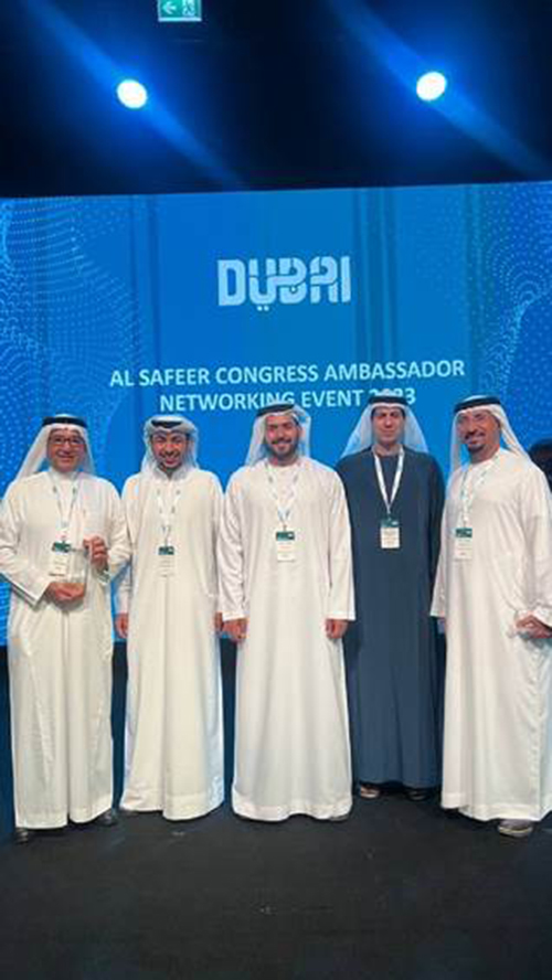 Department of Economic & Tourism honours Dr. Jamal Jomah with Al Safeer Congress Ambassadors Award