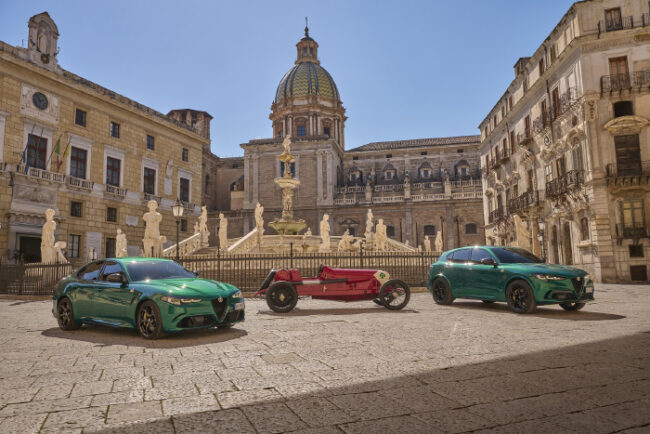 الكشف عن الطراز المحدود Quadrifoglio 100th Anniversario من سيارتي جوليا وستلفيو أسطورة منذ عام 1923 الكشف عن الطراز المحدود Quadrifoglio 100th Anniversario من سيارتي جوليا وستلفيو أسطورة منذ عام 1923