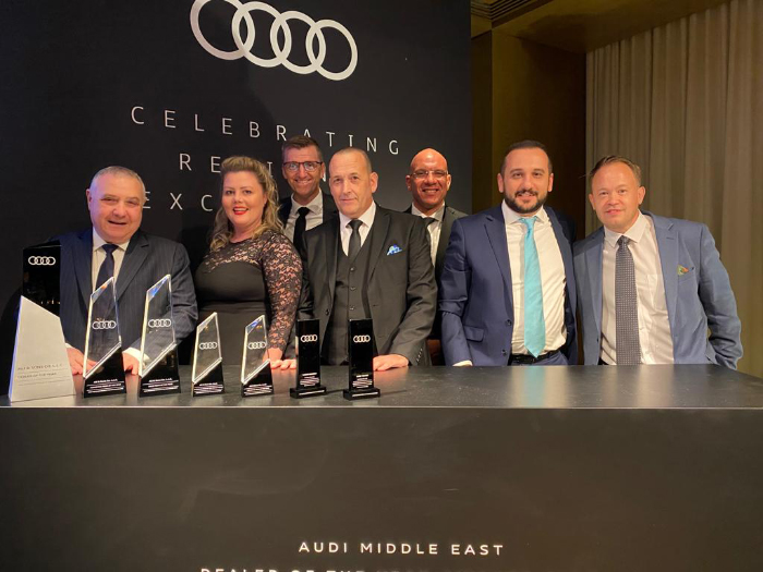 للعام الثاني على التوالي «علي وأولاده» تفوز بجائزة أفضل وكيل لـ «Audi» في الشرق الأوسط