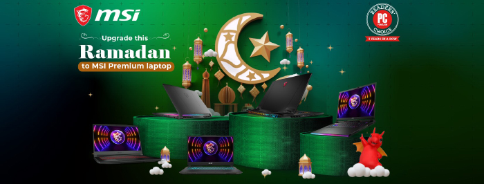 MSI تطلق دليل الشراء لشهر رمضان في الإمارات العربية المتحدة مع خصومات حصرية على أجهزة الكمبيوتر المحمولة