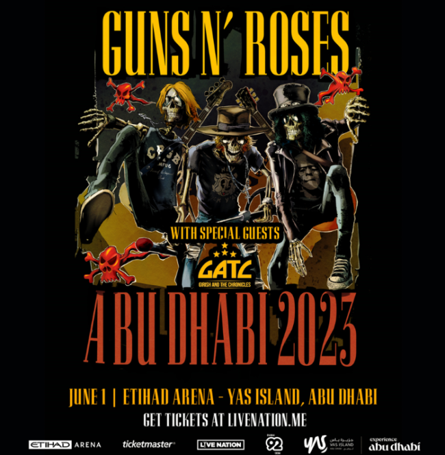 Guns N’ Roses Announces Girish and the Chronicles as Special Guests for Abu Dhabi Show Guns N’ Roses Announces Girish and the Chronicles as Special Guests for Abu Dhabi Show