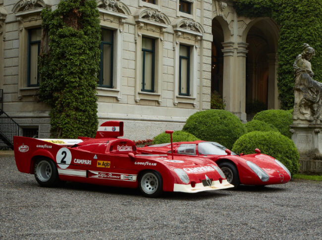 Alfa Romeo 33, a star once more, this time at the iconic “Concorso d’Eleganza Villa d’Este”