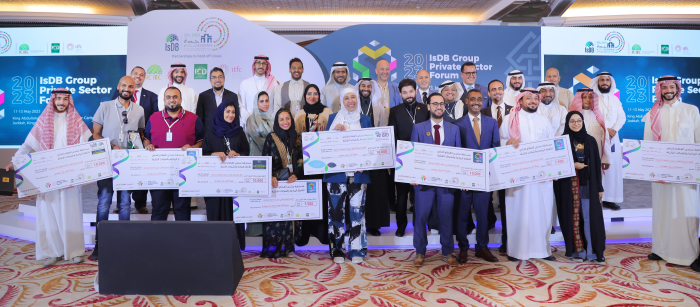 The IsDBG’s Private Sector Institutions Honor the Winners of the Private Sector Forum (PSF 2023) Startup Pitch Competition in the IsDBG Member Countries