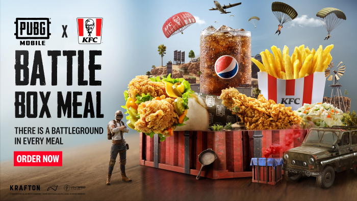 PUBG MOBILE AND KFC PARTNER UP TO BRING THE CHICKEN DINNER TO LIFE WITH A LIMITED EDITION ‘TWISTER MEAL’